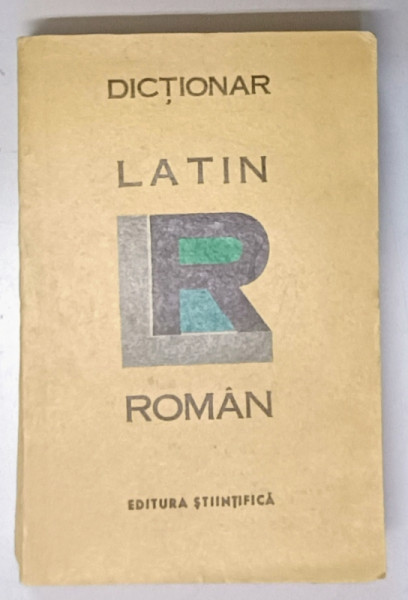 DICTIONAR LATIN-ROMAN de GH. GUTU , Bucuresti 1966