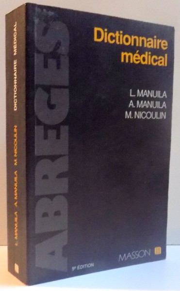 DICTIONNAIRE MEDICAL , 1992