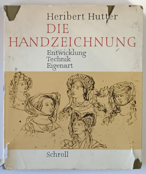 DIE HANDZEICHNUNG ( DESENUL DE MANA ) , ENTWICKLUNG , TECHNIK , EIGENART von HERIBERT HUTTER , 1966