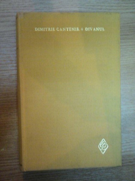 DIVANUL de DIMITRIE CANTEMIR , 1969