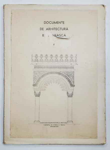 DOCUMENTE DE ARHITECTURA ROMANEASCA  NR. 2  1952