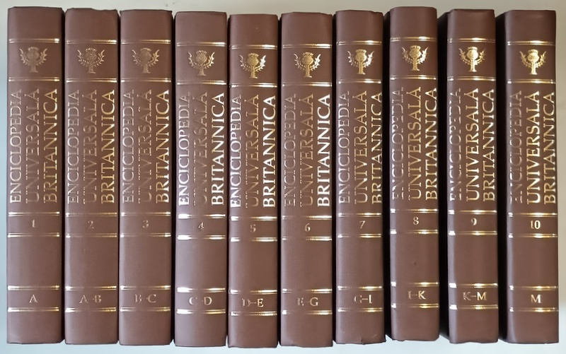 ENCICLOPEDIA UNIVERSALA BRITANNICA , VOLUMELE I - X , 2010