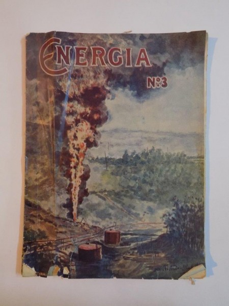 ENERGIA NR 3 , COPERTA REALIZATA DE A. POITEVIN SKELETTI ,