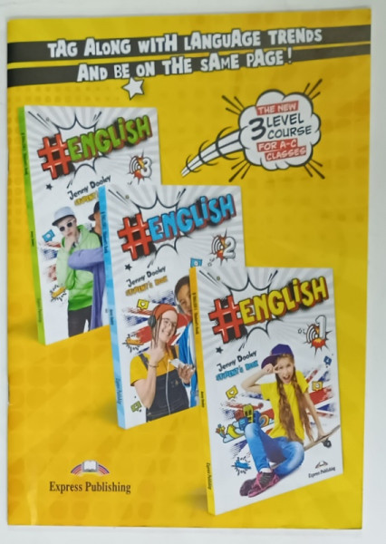 ENGLISH , by JENNY DOOLEY , STUDENT ' S BOOK , no. 1 - 3  , THE NEW 3 LEVEL COURSE ANII ' 2000