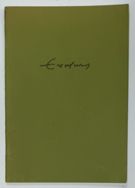 ERASMUS AND HIS TIME , HANDLIST FOR VISITORS TO THE EXHIBITION , ROTTERDAM ,  3 OCTOBER - 23 NOVEMBER 1969