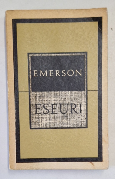 ESEURI-EMERSON  1968 * PREZINTA URME DE UZURA