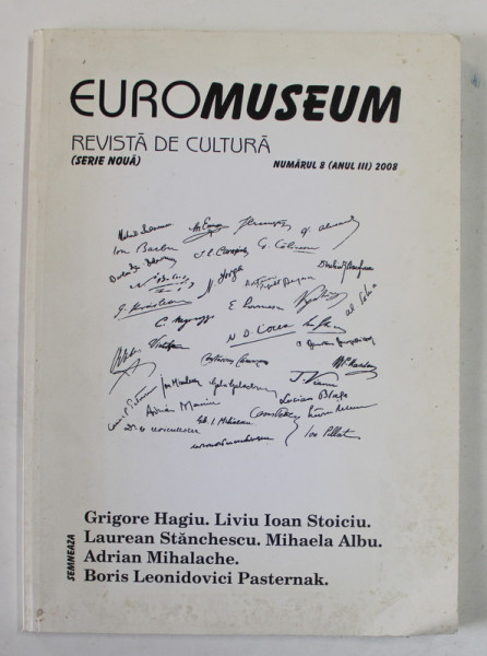 EUROMUSEUM , REVISTA DE CULTURA , NUMARUL 8 ( ANUL III ) , 2008