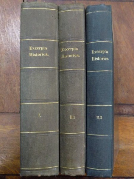 Excepta de Legationibus, Carolus de Boor,  Berolini, III vol.1903