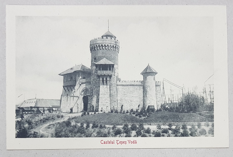 EXPOZITIA NATIONALA 1906 , CASTELUL TEPES VODA  , CARTE POSTALA ILUSTRATA , NECIRCULATA , 1906