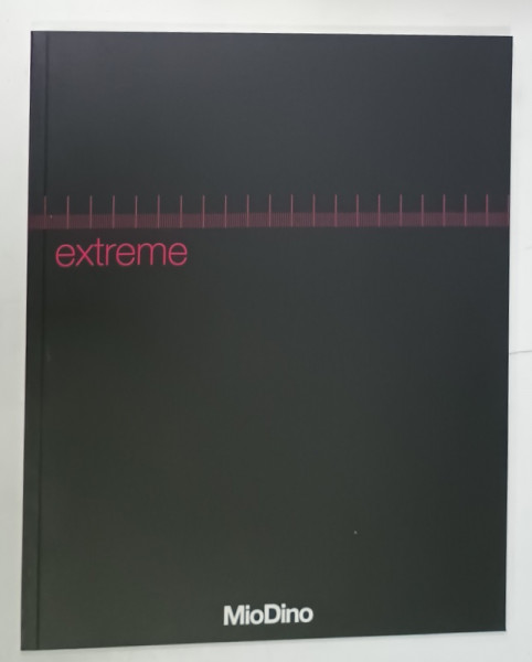 EXTREME , CATALOG AL FIRMEI ITALIENE  ' MioDino '   de ARHITECTURA ,   DESIGN  , MOBILIER PENTRU BIROURI , TEXT IN ITALIANA SI ENGLEZA , 2006