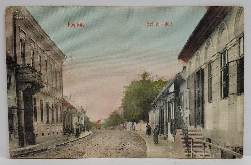 FAGARAS , STRADA BETHLEN , CARTE POSTALA , 1921