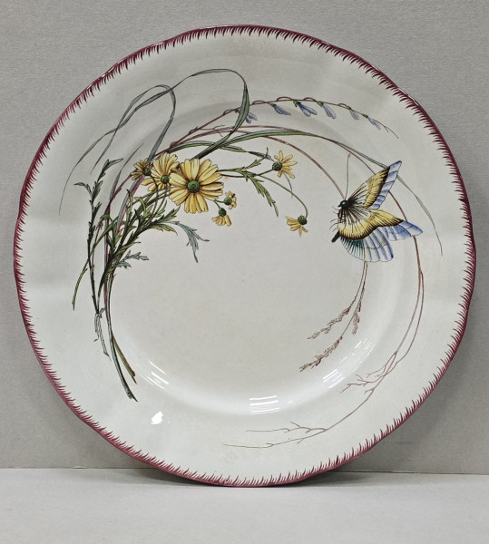 Farfurie din portelan, Sarguemines, Secol XIX