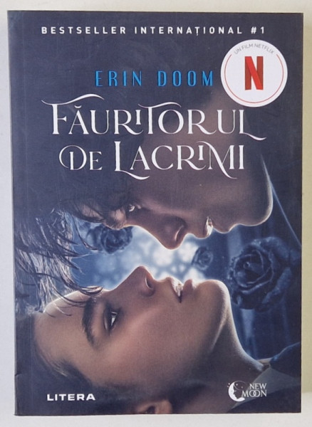 FAURITORUL DE LACRIMI , roman de ERIN DOOM , 2024 * COTOR INTARIT CU SCOCI