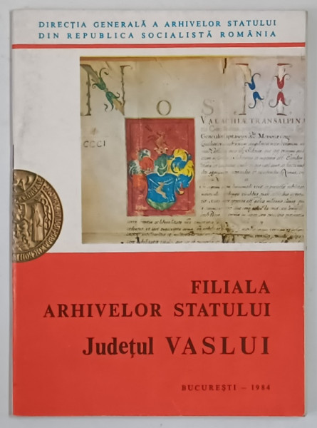 FILIALA ARHIVELOR STATULUI , JUDETUL VASLUI , 1984