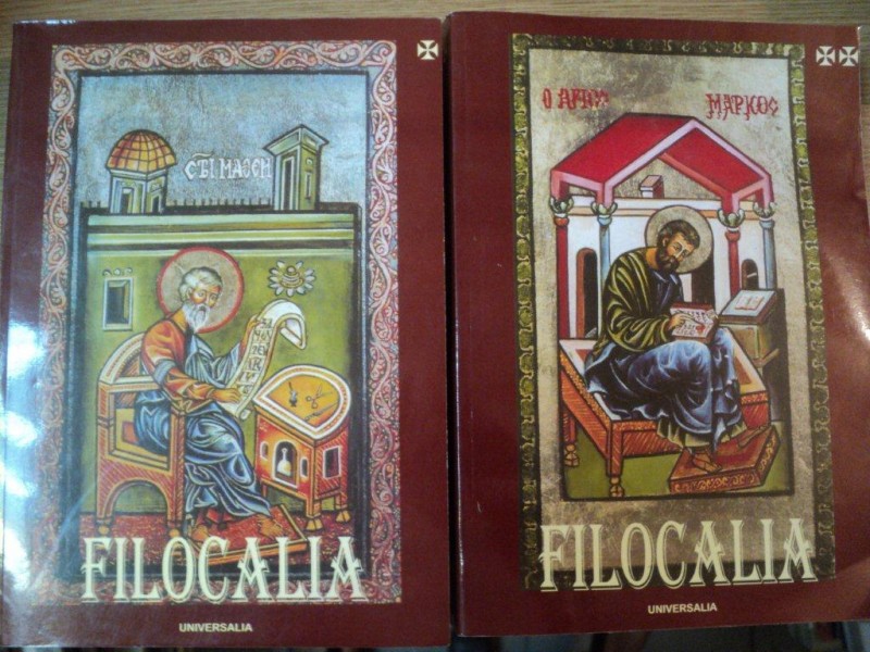 FILOCALIA VOL I , II de NICODIM AGHIORITUL , MACARIE MITROPOLITUL CORINTULUI , 2001