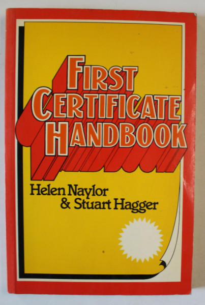 FIRST CERTIFICATE HANDBOOK by HELEN NAYLOR and STUART HAGGER , 1980