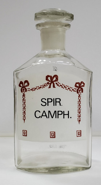 Flacon din sticla pentru farmacie, SPIR. CAMPH.