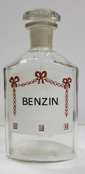 Flacon pentru farmacie, BENZIN.