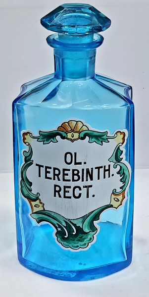 FLACON PENTRU FARMACIE - OL. TEREBINTH. RECT.