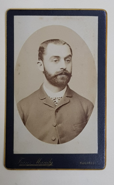 FOTOGRAF FRANZ MANDY , TANAR CU BARBA , FOTOGRAFIE TIP C.D.V.