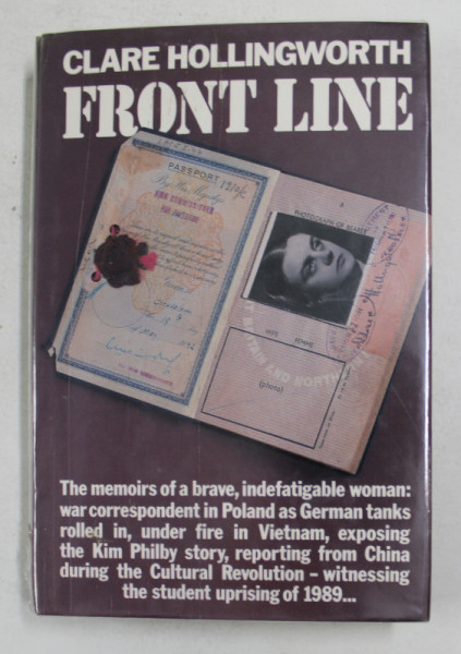 FRONT LINE by CLARE HOLLINGWORTH , 1990