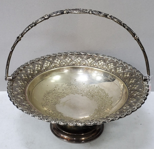 Fructiera din metal argintat, Anglia, cca. 1920