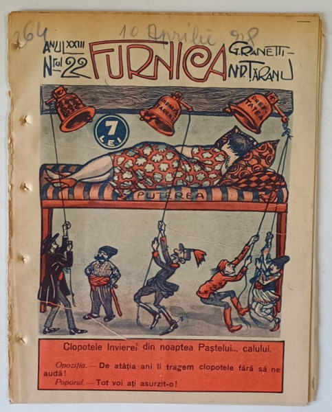 FURNICA , REVISTA UMORISTICA , NR. 22 , 1928