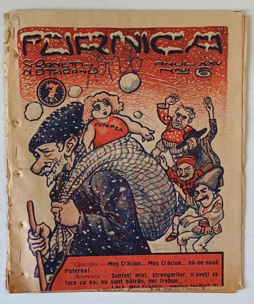 FURNICA , REVISTA UMORISTICA , NR. 6 , 1926