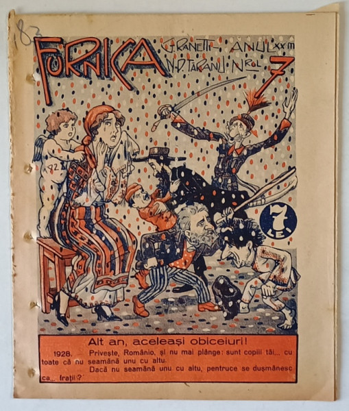 FURNICA , REVISTA UMORISTICA , NR. 7 , 1928