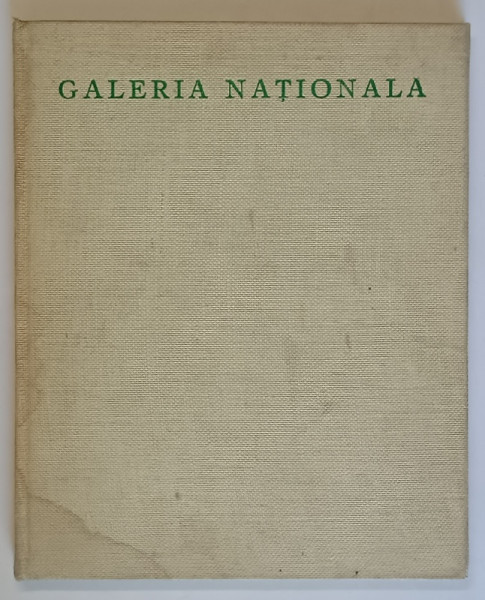 GALERIA NATIONALA , SECTIA DE ARTA MODERNA SI CONTEMPORANA , 1965 * COPERTA PREZINTA HALOURI DE APA