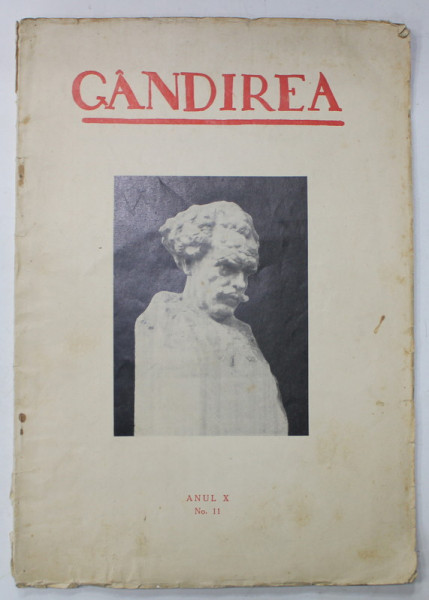 GANDIREA , ANUL X , NR. 11 , NOIEMBRIE , 1930