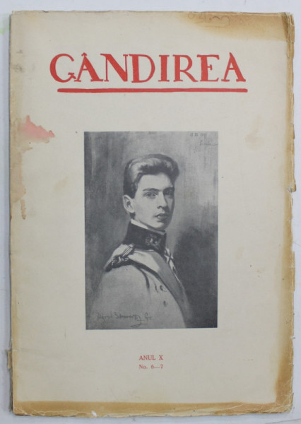 GANDIREA , ANUL X , NR. 6-7 , IUNIE - IULIE , 1930