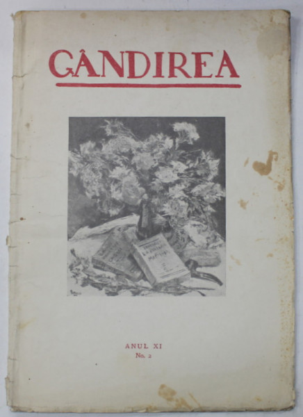 GANDIREA , ANUL XI , NR. 2 , FEBRUARIE , 1931