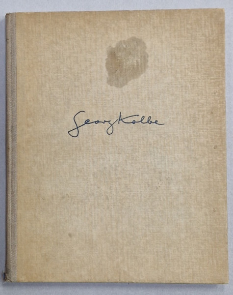 GEORG KOLBE , ZEICHNUNGEN  (DESENE) , von WILHELM PINDER , 100 FOTOGRAFII , TEXT IN LIMBA GERMANA , 1942