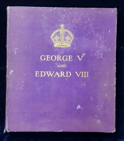 GEORGE V AND EDWARD VIII - A ROYAL SOUVENIR by F.G.H. SALUSBURY , ART EDITOR , IVOR CASTLE , 1936