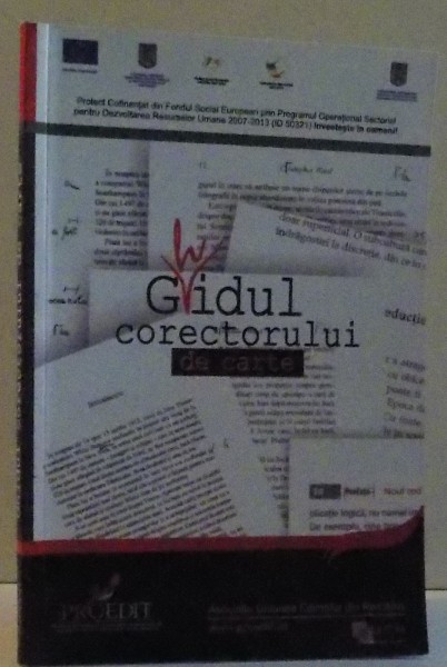 GHIDUL CORECTORULUI DE CARTE , 2012