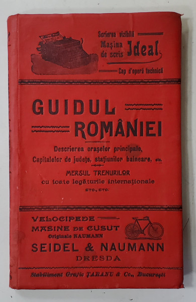 GHIDUL ROMANIEI PE ANUL 1905, Descrierea oraselor principale... - Bucuresti, 1905