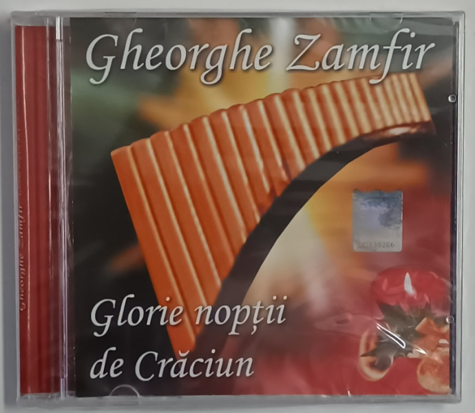 GLORIE NOPTII DE CRACIUN de GHEORGHE ZAMFIR , 2002, CD SIGILAT IN CARCASA DE PLASTIC