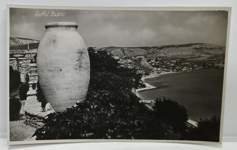 GOLFUL BALCIC , FOTOGRAFIE FORMAT CARTE POSTALA , INTERBELICA