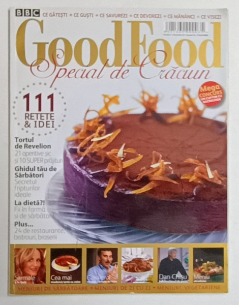 GOODFOOD , REVISTA DE GASTRONOMIE , DECEMBRIE 2005- IANUARIE 2006