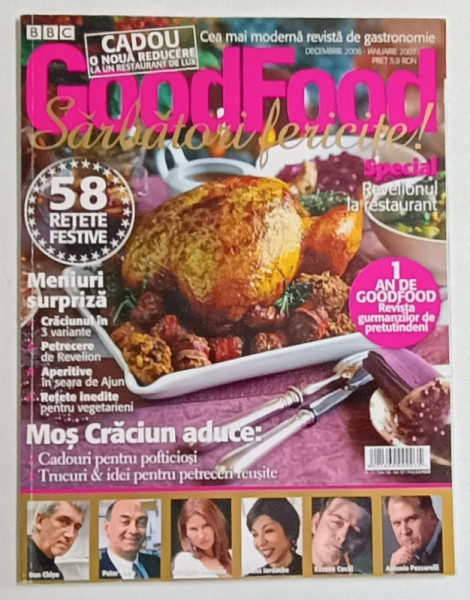 GOODFOOD , REVISTA DE GASTRONOMIE , DECEMBRIE 2006 - IANUARIE 2007