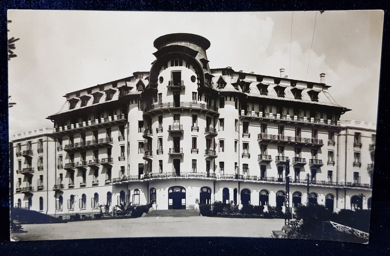 GOVORA  - HOTEL PALACE , CARTE POSTALA ILUSTRATA , MONOCROMA , NECIRCULATA , PERIOADA INTERBELICA