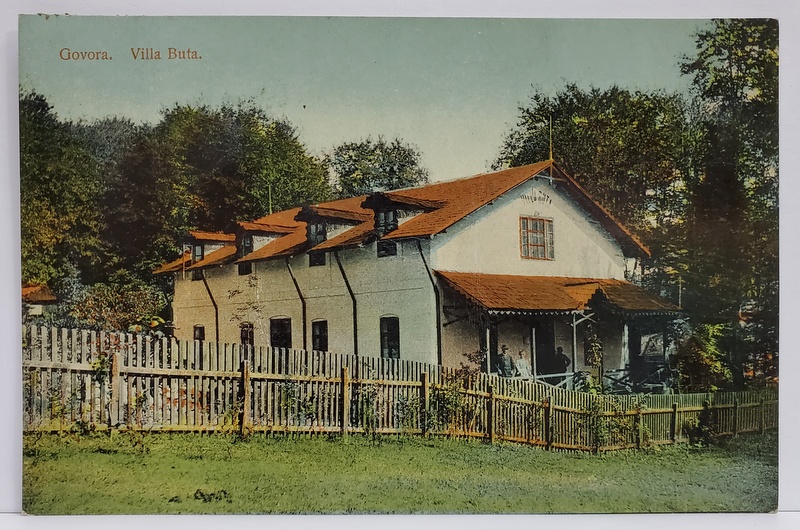 GOVORA , VILA BUTA , CARTE POSTALA , 1912