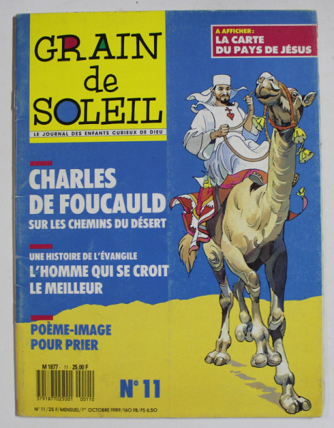 GRAIN DU SOLEIL , LE JOURNAL DES ENFANTS CURIEUX DE DIEU , REVISTA RELIGIOASA PENTRU COPII , NO. 11 , 1989