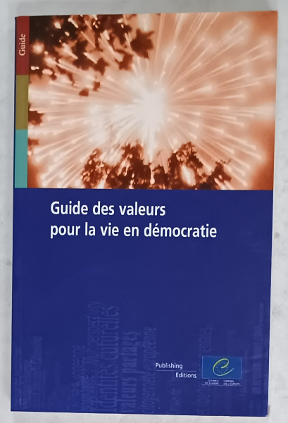 GUIDE DES VALEURS POUR LA VIE EN DEMOCRATIE par ROBERT STRADLING et CHRISTOPHER ROWE , 2009