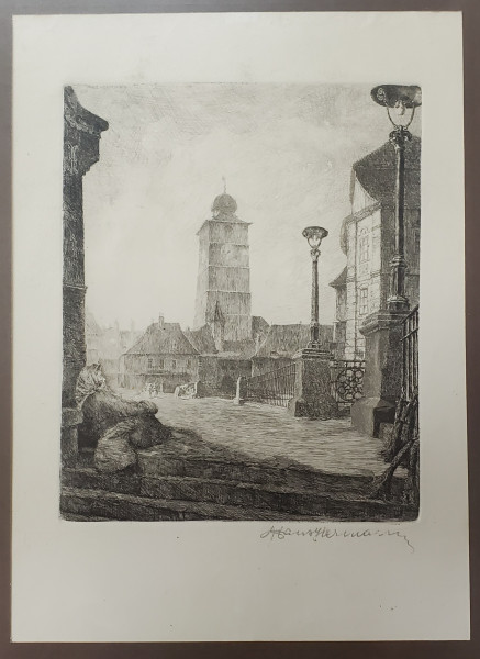 Hans Hermann (1885-1980) - Turnul Sfatului, Sibiu