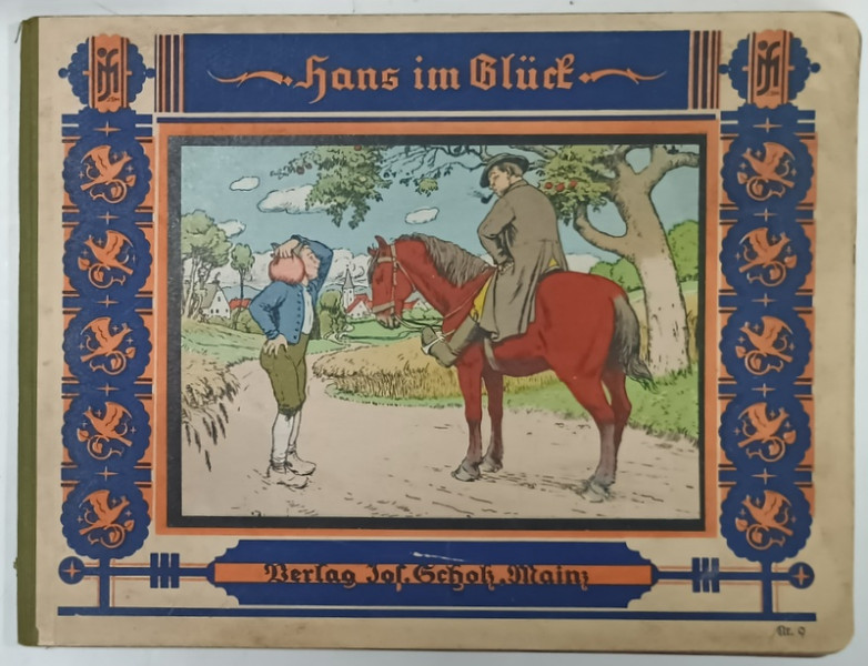HANS IM GLUCK , gezeichnet von HANS SCHROEDTER , ILUSTRATA CU CROMOLITOGRAFII , INCEPUT DE SECOL XX