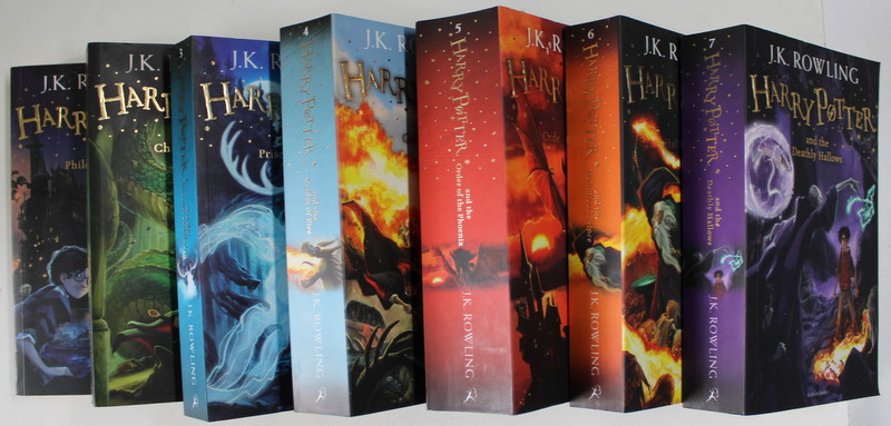 HARRY POTTER BOX SET , THE COMPLETE COLLECTION , VOLUMES I - VII By J ...