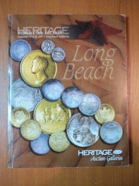 HERITAGE. LONG BEACH WORLD COIN AUCTION #441  2007