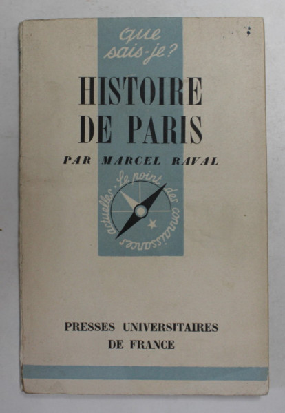 HISTOIRE DE PARIS par MARCEL RAVAL , 1942